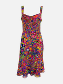 Gianni Versace F/W 2002 Psychedelic Silk Dress front
