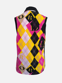 Christian Dior by John Galliano 2004 Argyle Logo Sleeveless Polo Top back