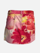 Roberto Cavalli S/S 2004 Floral Denim Mini Skirt back