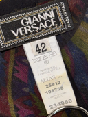 Gianni Versace F/W 2002 Psychedelic Silk Dress brand and size tag