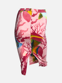 Dolce & Gabbana D&G Coral Fish Print Midi Skirt back