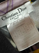 Christian Dior by John Galliano 2004 Argyle Logo Sleeveless Polo Top label