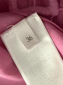Givenchy 2021 Pink 4G Guipure Wool-Blend Mini Dress size tag