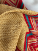 Vintage Missoni Bronze Zigzag Knit Halter Wrap Dress condition detail 1