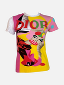 Dior by John Galliano SS2005 Pop Art Graphic Rhinestone T-Shirt