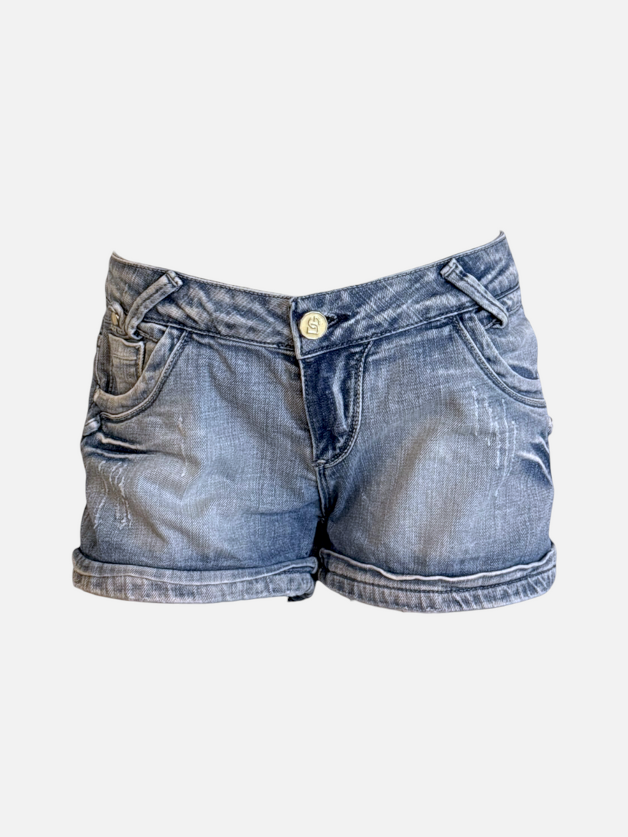 Dolce & Gabbana Vintage Low-Rise Denim Mini Shorts