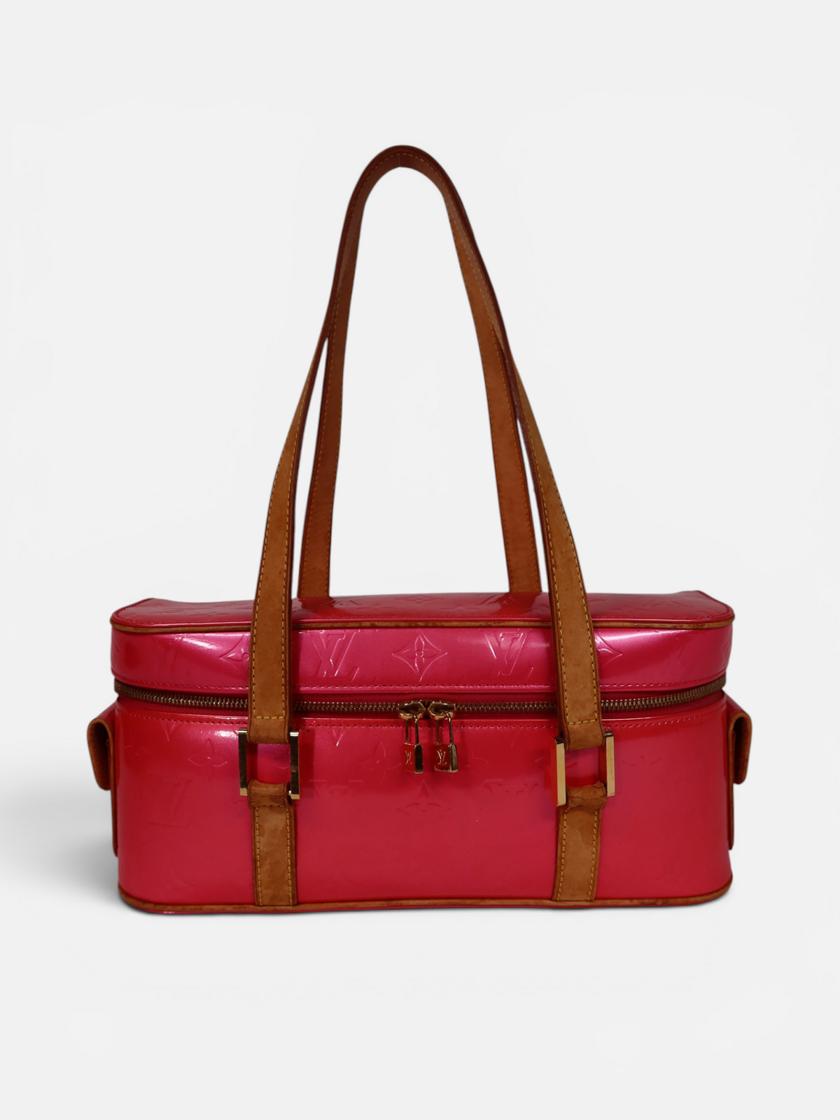 Louis Vuitton Monogram Vernis Sullivan Horizontal Bag in Fuchsia