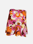 Dolce & Gabbana Psychedelic Print Ruffle Mini Skirt