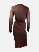 Gucci by Tom Ford Bondage Top & Skirt Set