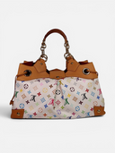 Louis Vuitton x Takashi Murakami White Multicolore Ursula Bag