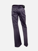 Versace Jeans Couture Metallic Coated Purple Bootcut Trousers