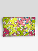 Emilio Pucci Vintage Multicolour Signature Print Canvas Clutch Bag — Back