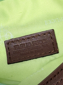 Emilio Pucci Vintage Multicolour Signature Print Canvas Clutch Bag — Interior Leather Brand Patch Detail