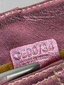 Celine Vintage Metallic Pink Quilted Biker Boogie Bag — Serial Number Stamp