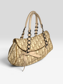 Christian Dior by John Galliano Diorissimo Romantique Trotter Bow Tote Bag - Front Left Angle