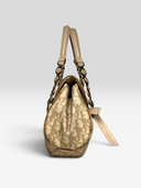 Christian Dior by John Galliano Diorissimo Romantique Trotter Bow Tote Bag - Side Profile 1