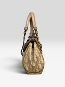 Christian Dior by John Galliano Diorissimo Romantique Trotter Bow Tote Bag - Side Profile 2