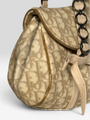 Christian Dior by John Galliano Diorissimo Romantique Trotter Bow Tote Bag - Side Condition Detail 2