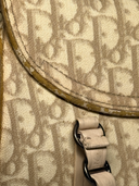 Christian Dior by John Galliano Diorissimo Romantique Trotter Bow Tote Bag - Handle Attachment Detail 1