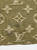Louis Vuitton Vintage Khaki Monogram Denim Neo Speedy Bag - Bottom Edge Condition Detail