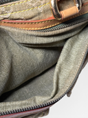Louis Vuitton Vintage Khaki Monogram Denim Neo Speedy Bag - Interior Condition Detail