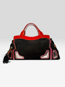 Gucci by Frida Giannini SS 2007 Black Suede Race Bamboo Tassel Top Handle Bag - Back