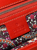 Gucci by Frida Giannini SS 2007 Black Suede Race Bamboo Tassel Top Handle Bag - Interior Brand Patch