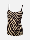 Dolce & Gabbana Underwear Zebra Print Camisole Top - Front