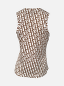 Christian Dior by John Galliano S/S 2005 Diorissimo Floral Embroidered Trotter Tank Top - Back