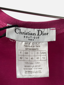 Christian Dior by John Galliano S/S 2005 Peace Sign Rhinestone Tank Top - Brand Size & Composition Tag