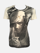 John Galliano “Galliano’s Club” Self-Portrait Rhinestone T-Shirt - Front