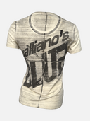 John Galliano “Galliano’s Club” Self-Portrait Rhinestone T-Shirt - Back