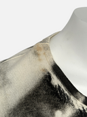 John Galliano “Galliano’s Club” Self-Portrait Rhinestone T-Shirt - Front Neckline Condition Detail