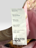 Versace SS2005 Pink Coral & Seashell Print Mini Skirt - Composition Tag