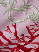 Versace SS2005 Pink Coral & Seashell Print Mini Skirt - Markings close-up