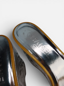 Chanel PVC CC Chrome Platform Wedge Mules