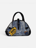 Christian Dior Denim Mini Saddle Bowler Bag (Miss Diorella, 2001, Galliano Era)