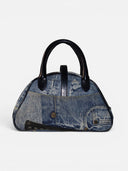 Christian Dior Denim Mini Saddle Bowler Bag (Miss Diorella, 2001, Galliano Era)