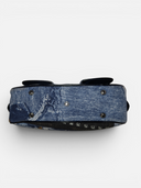 Christian Dior Denim Mini Saddle Bowler Bag (Miss Diorella, 2001, Galliano Era)