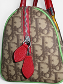 Christian Dior Rasta Diorissimo Canvas Boston Bag (Galliano Era, 2004)