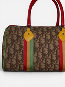 Christian Dior Rasta Diorissimo Canvas Boston Bag (Galliano Era, 2004)
