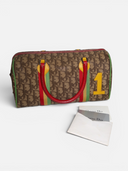 Christian Dior Rasta Diorissimo Canvas Boston Bag (Galliano Era, 2004)