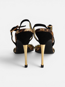 Dolce & Gabbana Leopard Pearl Slingback Heels