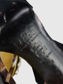 Dolce & Gabbana Leopard Pearl Slingback Heels