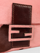 Fendi Mama Baguette Bag in Pink Haircalf