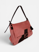 Fendi Mama Baguette Bag in Pink Haircalf