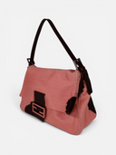 Fendi Mama Baguette Bag in Pink Haircalf