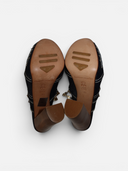 Gianmarco Lorenzi Denim Chainlink Clog Mules