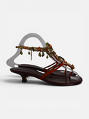 Giuseppe Zanotti Crystal Embellished Thong Sandals