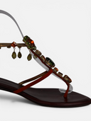 Giuseppe Zanotti Crystal Embellished Thong Sandals